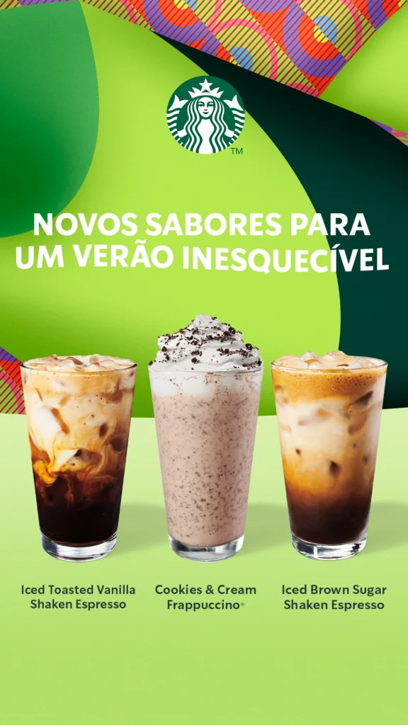 carta de bebidas starbucks