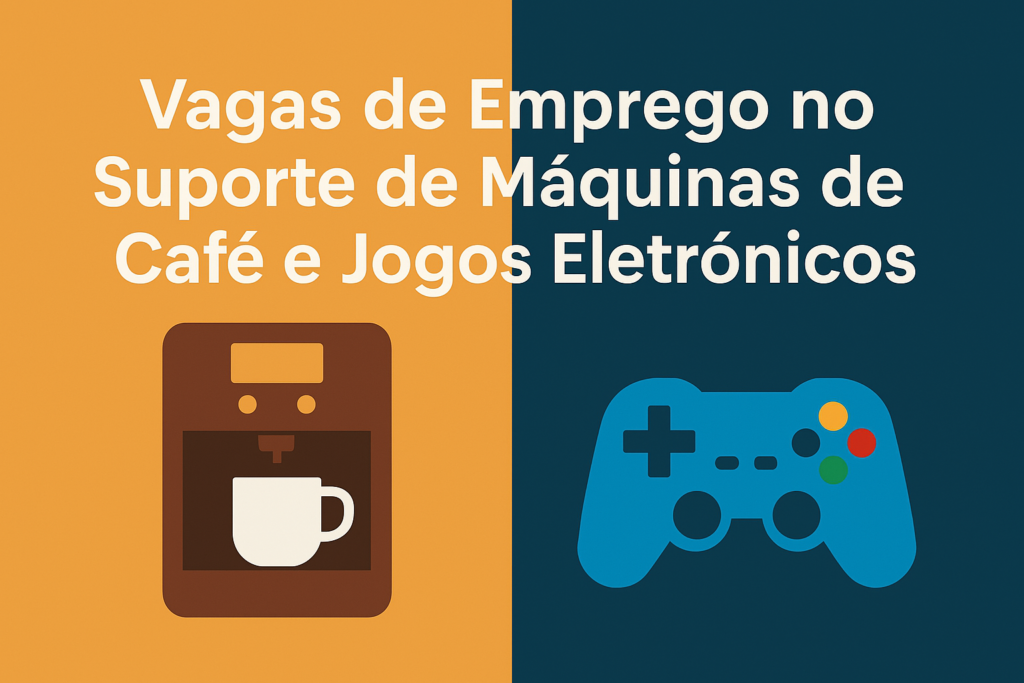 Vagas de Emprego no Suporte de Máquinas de Café e Jogos Eletrônicos